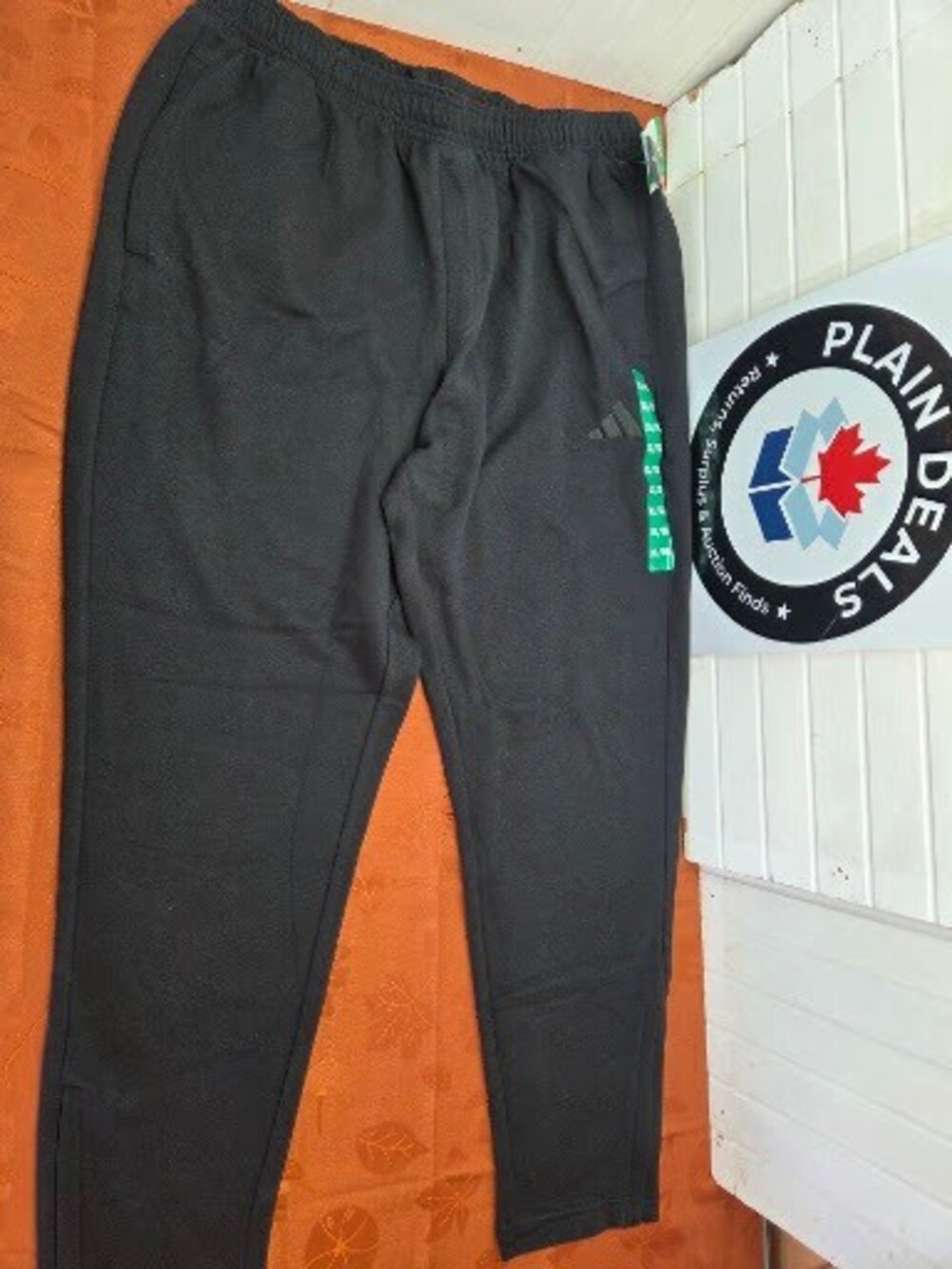 Adidas Men's Fleece Tapered Ankle-Zip Track Pants XL